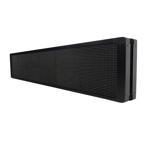 GLOBOSTAR® DISPLAY 90330 Κυλιόμενη Ψηφιακή Επιγραφή P10 Διπλής Όψης LED AC 220-240V Αδιάβροχο IP65 Ψυχρό Λευκό 6000K - WiFi Control μέσω FK APP - Αισθητήρας Θερμοκρασίας & Υγρασίας - Μ168 x Π12 x Υ40cm - 2 Χρόνια Εγγύηση