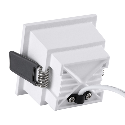 GLOBOSTAR® PLUTO-S 60265 Χωνευτό Downlight Σποτ με Honeycomb Anti Glare Reflector LED 7W 875lm 38° AC 220-240V IP20 Θερμό Λευκό 2700K - Bridgelux COB Chip & TÜV SÜD Driver - Λευκό & Μαύρο Ματ - Μ6.4 x Π6.4 x Υ4.9cm / Q5.5 x 5.5cm x - 5 Χρόνια Εγγύηση