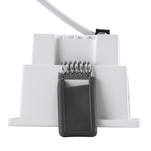 GLOBOSTAR® PLUTO-S 60265 Χωνευτό Downlight Σποτ με Honeycomb Anti Glare Reflector LED 7W 875lm 38° AC 220-240V IP20 Θερμό Λευκό 2700K - Bridgelux COB Chip & TÜV SÜD Driver - Λευκό & Μαύρο Ματ - Μ6.4 x Π6.4 x Υ4.9cm / Q5.5 x 5.5cm x - 5 Χρόνια Εγγύηση