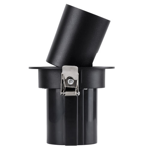 GLOBOSTAR® VIRGO-S 60304 Χωνευτό Κινούμενο Downlight Σποτ LED 7W 910lm 36° AC 220-240V IP20 Φυσικό Λευκό 4500K - Bridgelux COB Chip & TÜV SÜD Driver - Μαύρο Ματ - Μ9 x Π9 x Υ9cm / Q7.8cm - 5 Χρόνια Εγγύηση