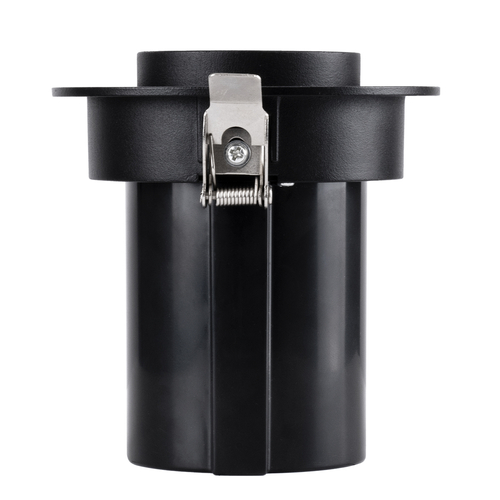 GLOBOSTAR® VIRGO-M 60309 Χωνευτό Κινούμενο Downlight Σποτ LED 12W 1500lm 36° AC 220-240V IP20 Θερμό Λευκό 2700K - Bridgelux COB Chip & TÜV SÜD Driver - Μαύρο Ματ - Μ11 x Π11 x Υ11.5cm / Q9.5cm - 5 Χρόνια Εγγύηση