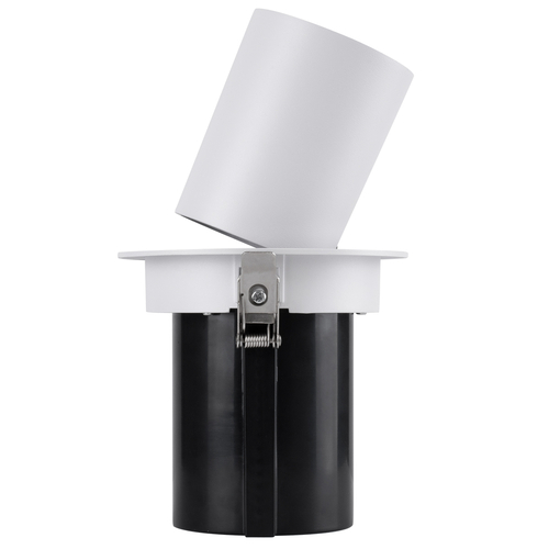 GLOBOSTAR® VIRGO-B 60310 Χωνευτό Κινούμενο Downlight Σποτ LED 20W 2600lm 36° AC 220-240V IP20 Φυσικό Λευκό 4500K - Bridgelux COB Chip & TÜV SÜD Driver - Λευκό & Μαύρο Ματ - Μ13.5 x Π13.5 x Υ14cm / Q11.5cm - 5 Χρόνια Εγγύηση