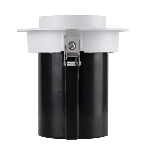 GLOBOSTAR® VIRGO-B 60311 Χωνευτό Κινούμενο Downlight Σποτ LED 20W 2500lm 36° AC 220-240V IP20 Θερμό Λευκό 2700K - Bridgelux COB Chip & TÜV SÜD Driver - Λευκό & Μαύρο Ματ - Μ13.5 x Π13.5 x Υ14cm / Q11.5cm - 5 Χρόνια Εγγύηση