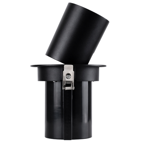 GLOBOSTAR® VIRGO-B 60312 Χωνευτό Κινούμενο Downlight Σποτ LED 20W 2600lm 36° AC 220-240V IP20 Φυσικό Λευκό 4500K - Bridgelux COB Chip & TÜV SÜD Driver - Μαύρο Ματ - Μ13.5 x Π13.5 x Υ14cm / Q11.5cm - 5 Χρόνια Εγγύηση