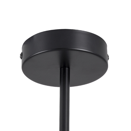 GLOBOSTAR® KATIE 00538 Μοντέρνο Φωτιστικό Οροφής με Ντουί 1 x E27 AC 220-240V IP20 - Μαύρο & Χρυσό - Μ30 x Π30 x Υ120cm