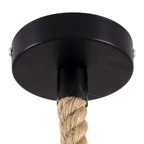 GLOBOSTAR® MANDALA 00732 Boho Κρεμαστό Φωτιστικό Οροφής με Ντουί 1 x E27 AC 220-240V IP20 - Μπεζ - Μ80 x Π80 x Υ60cm