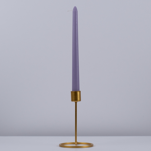 GloboStar® LAVENDER-FIELD 35203 ΣΕΤ 4 Αρωματικά Κεριά Κηροπηγίου Παραφίνης με Άρωμα Λεμόνι - Λεβάντα Μωβ Μ2 x Π2 x Υ25cm