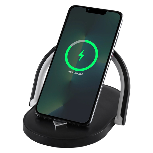 GloboStar® ECLIPSE 76558 Επιτραπέζιο Φωτιστικό Πορτατίφ LED 1.5W 1200lm 180° AC 220-240V IP20 Φυσικό Λευκό 4500K Dimmable Μαύρο Πλαστικό - Μ17 x Π13 x Υ10cm - 2 Xρόνια Εγγύηση