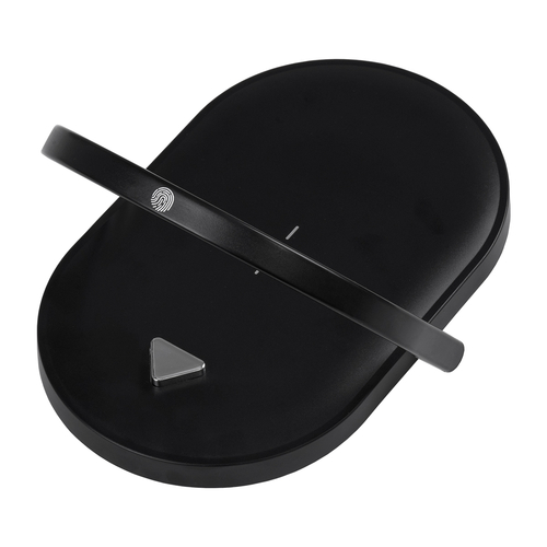 GloboStar® ECLIPSE 76558 Επιτραπέζιο Φωτιστικό Πορτατίφ LED 1.5W 1200lm 180° AC 220-240V IP20 Φυσικό Λευκό 4500K Dimmable Μαύρο Πλαστικό - Μ17 x Π13 x Υ10cm - 2 Xρόνια Εγγύηση