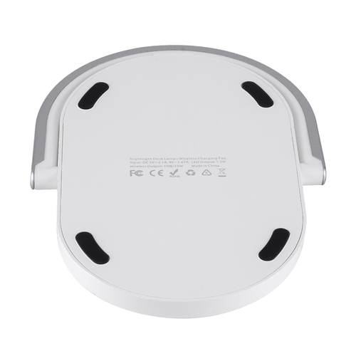 GloboStar® ECLIPSE 76559 Επιτραπέζιο Φωτιστικό Πορτατίφ LED 15W 1200lm 180° AC 220-240V IP20 Φυσικό Λευκό 4500K Dimmable Λευκό Πλαστικό - Μ17 x Π13 x Υ10cm - 2 Xρόνια Εγγύηση