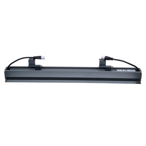 GLOBOSTAR® WASHERNAIA 90171 Μπάρα Φωτισμού Wall Washer LED 9W 945lm 30° DC 24V Αδιάβροχο IP65 Ultra Θερμό Λευκό 2200K Dimmable - Bridgelux SMD Chip - Γκρι Ανθρακί - Μ50 x Π4 x Υ5cm - 3 Χρόνια Εγγύηση