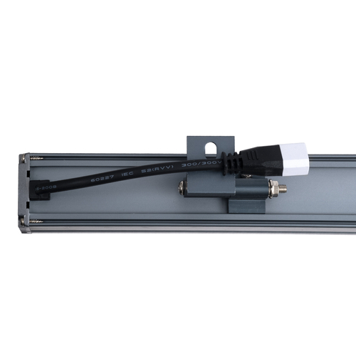 GLOBOSTAR® WASHERNAIA 90175 Μπάρα Φωτισμού Wall Washer LED 9W 765lm 30° DC 24V Αδιάβροχο IP65 Μπλε Dimmable - Bridgelux SMD Chip - Γκρι Ανθρακί - Μ50 x Π4 x Υ5cm - 3 Χρόνια Εγγύηση