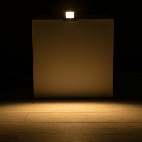 GLOBOSTAR® STEP-MINA 90625 Χωνευτό Αρχιτεκτονικό Φωτιστικό Διαδρόμου/Σκαλοπατιού LED 3W 330lm 30° DC 24V Αδιάβροχο IP65 Θερμό Λευκό 2700K Dimmable - Μαύρο - Μ8.3 x Π8.3 x Υ5cm / Q6.6cm - 3 Χρόνια Εγγύηση