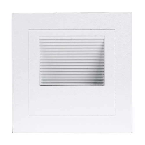 GLOBOSTAR® STEP-MINA 90626 Χωνευτό Αρχιτεκτονικό Φωτιστικό Διαδρόμου/Σκαλοπατιού LED 3W 330lm 30° DC 24V Αδιάβροχο IP65 Θερμό Λευκό 2700K Dimmable - Μαύρο & Λευκό - Μ8.3 x Π8.3 x Υ5cm / Μ6.6 x Π6.6cm - 3 Χρόνια Εγγύηση