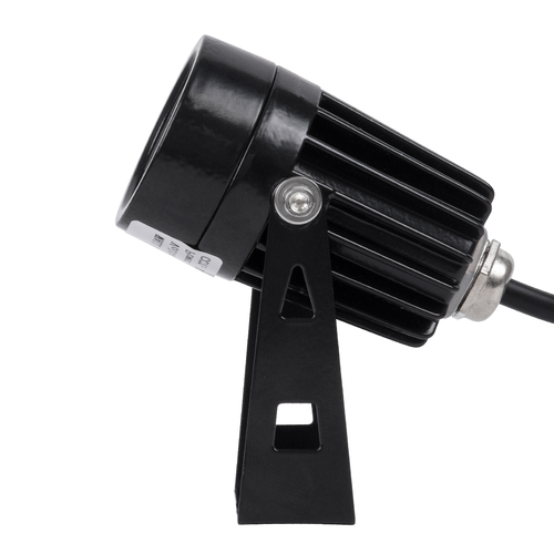 GLOBOSTAR® SPOTTOLA 90631 Σποτ Φωτισμου LED 1W 110lm 10° DC 24V Αδιάβροχο IP65 Θερμό Λευκό 2700K Dimmable - Bridgelux SMD Chip - Γκρι Ανθρακί - Μ5 x Π5 x Υ9cm - 3 Χρόνια Εγγύηση