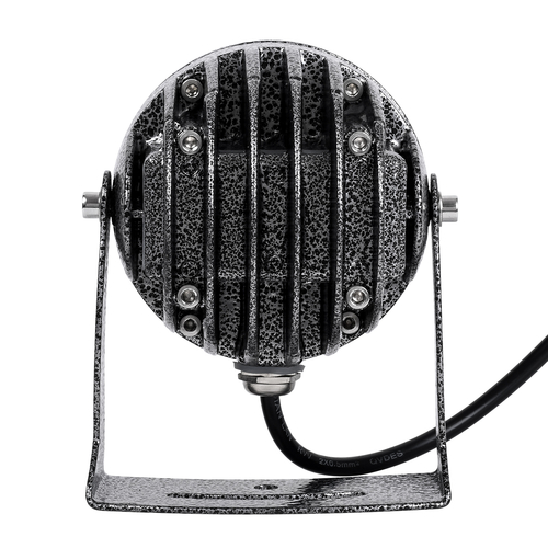 GLOBOSTAR® SPOTXENIA 90634 Σποτ Φωτισμου με Αντιθαμβωτική Γρίλια LED 16W 1360lm 3° DC 24V Αδιάβροχο IP65 Μπλε Dimmable - Bridgelux COB Chip - Σφυρήλατο Γκρι Ανθρακί - Μ9 x Π9 x Υ12cm - 3 Χρόνια Εγγύηση