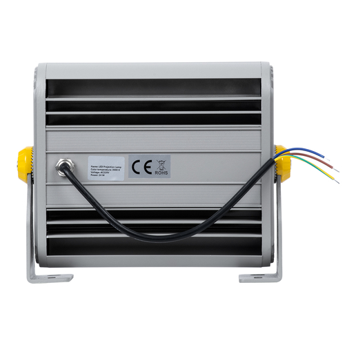 GLOBOSTAR® FLOODHENA 90638 Προβολέας Σποτ Wall Washer LED 24W 2160lm 30° AC 220-240V Αδιάβροχο IP65 Θερμό Λευκό 2700K - Bridgelux SMD Chip - Γκρι Ανθρακί - Μ22.5 x Π6 x Υ16.5cm - 3 Χρόνια Εγγύηση