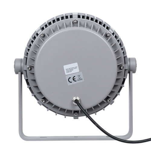 GLOBOSTAR® FLOODMENA 90645 Προβολέας Σποτ Wall Washer με Αντιθαμβωτική Γρίλια LED 36W 3240lm 30° AC 220-240V Αδιάβροχο IP65 Θερμό Λευκό 2700K - Bridgelux SMD Chip - Γκρι Ανθρακί - Μ23 x Π23 x Υ18cm - 3 Χρόνια Εγγύηση