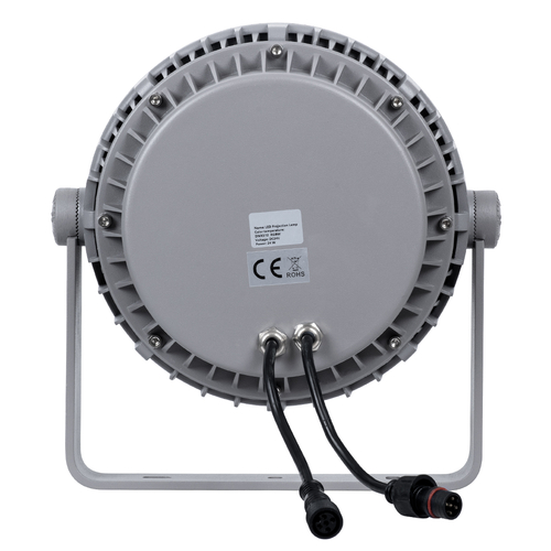 GLOBOSTAR® FLOODMENA 90647 Προβολέας Σποτ Wall Washer με Αντιθαμβωτική Γρίλια LED 24W 1920lm 30° DC 24V Αδιάβροχο IP65 Πολύχρωμο RGBW Dimmable DMX512 - Bridgelux SMD Chip - Γκρι Ανθρακί - Μ23 x Π23 x Υ18cm - 3 Χρόνια Εγγύηση