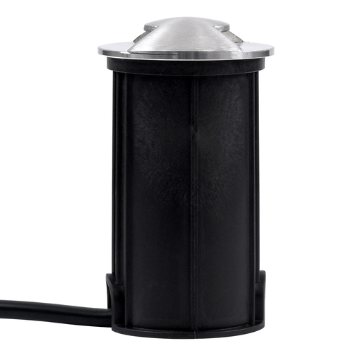 GLOBOSTAR® UNDERGROUND-RENA 90662 Χωνευτό Αρχιτεκτονικό Φωτιστικό Διαδρόμου/Σκαλοπατιού LED 1W 110lm 30° DC 24V Αδιάβροχο IP65 Θερμό Λευκό 2700K Dimmable - Ανοξείδωτο Ατσάλι 304 - Φ5 x Υ9cm / Q4.2cm - 3 Χρόνια Εγγύηση