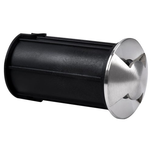 GLOBOSTAR® UNDERGROUND-RENA 90662 Χωνευτό Αρχιτεκτονικό Φωτιστικό Διαδρόμου/Σκαλοπατιού LED 1W 110lm 30° DC 24V Αδιάβροχο IP65 Θερμό Λευκό 2700K Dimmable - Ανοξείδωτο Ατσάλι 304 - Φ5 x Υ9cm / Q4.2cm - 3 Χρόνια Εγγύηση