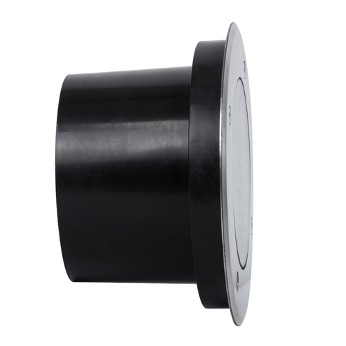 GLOBOSTAR® UNDERGROUND-TINA 90667 Χωνευτό Αρχιτεκτονικο Φωτιστικό Σποτ Δαπέδου LED 12W 1320lm 30° DC 24V Αδιάβροχο IP68 Θερμό Λευκό 2700K Dimmable - Ανοξείδωτο Ατσάλι 304 - Φ16 x Υ9cm / Q14cm - 3 Χρόνια Εγγύηση