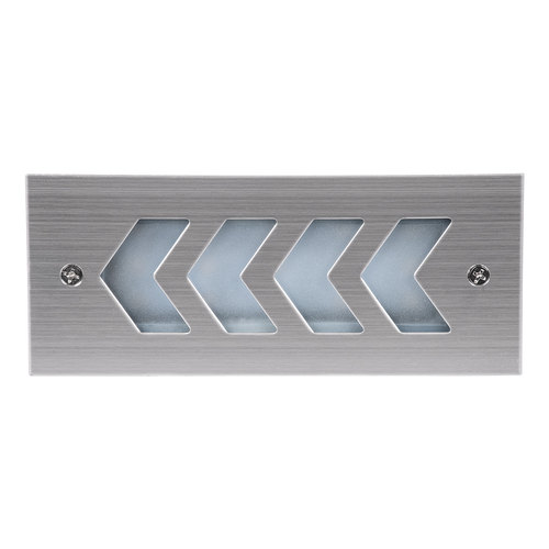 GloboStar® WALLLIGHT-ARINA 90671 Χωνευτό Φωτιστικό Τοίχου LED 6W 690lm 120° DC 24V Αδιάβροχο IP67 Μ17 x Π7 x Υ5.5cm Φυσικό Λευκό 4500K - Ανοξείδωτο Ατσάλι - 3 Years Warranty