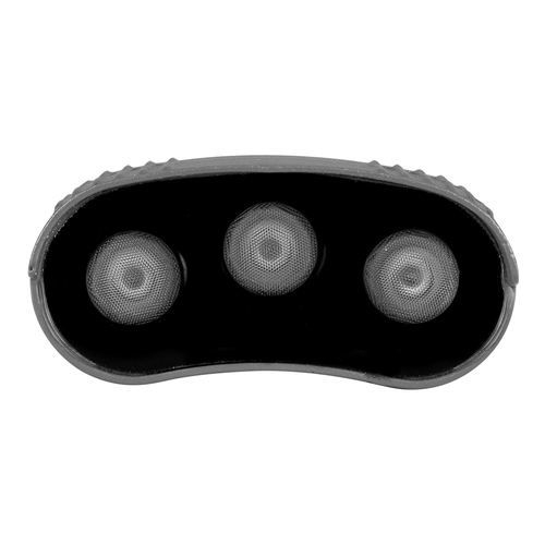 GLOBOSTAR® TREELIGHT-ZINA S-90998 Κυρτή Μπάρα Φωτισμού Wall Washer για Φυτά - Δέντρα LED 3W 240lm 30° DC 24V Αδιάβροχο IP65 Κόκκινο Dimmable - Γκρι Ανθρακί - Μ9 x Π6.5 x Υ4cm - 3 Χρόνια Εγγύηση