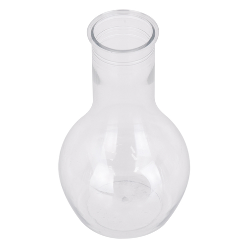 GloboStar® GRACE 35605 Διακοσμητικό Βάζο Πλαστικό Διάφανο Φ7 x Υ12cm