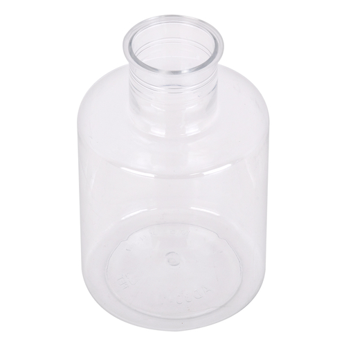 GloboStar® GRACE 35608 Διακοσμητικό Βάζο Πλαστικό Διάφανο Φ7 x Υ11cm