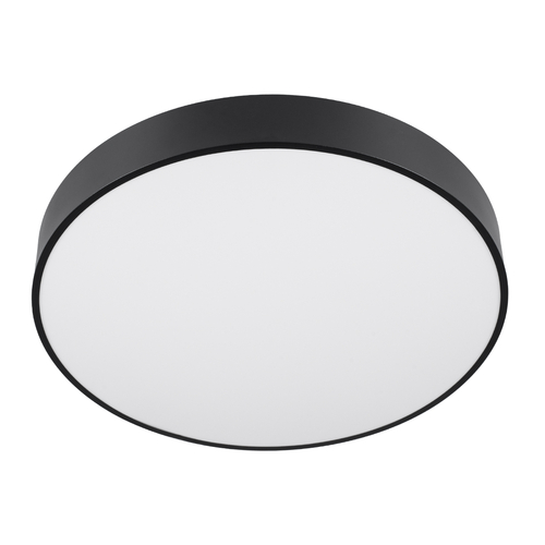 GLOBOSTAR® BURTON 61202-S Μοντέρνο Φωτιστικό Οροφής LED 75W 8625lm 120° AC 220-240V IP20 Ρυθμιζόμενο Λευκό CCT με Χειριστήριο από 2700K έως 6000K Dimmable - Lumileds SMD Chip - Μαύρο Ματ - Μ60 x Π60 x Υ8cm - 3 Χρόνια Εγγύηση