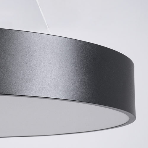 GLOBOSTAR® BURTON 61202-S Μοντέρνο Φωτιστικό Οροφής LED 75W 8625lm 120° AC 220-240V IP20 Ρυθμιζόμενο Λευκό CCT με Χειριστήριο από 2700K έως 6000K Dimmable - Lumileds SMD Chip - Μαύρο Ματ - Μ60 x Π60 x Υ8cm - 3 Χρόνια Εγγύηση