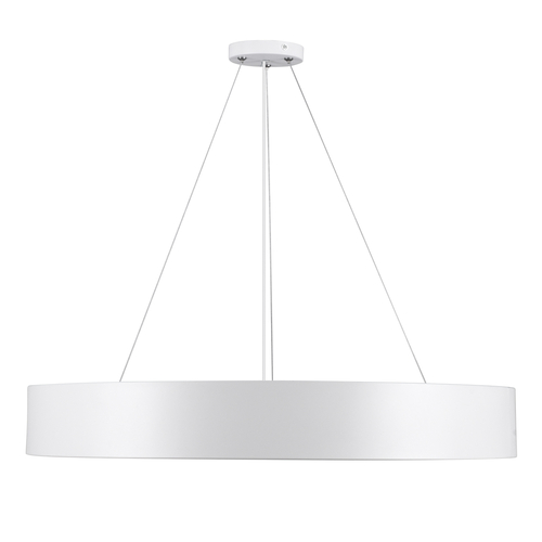 GLOBOSTAR® BURTON 61203-S Μοντέρνο Φωτιστικό Οροφής LED 75W 8625lm 120° AC 220-240V IP20 Ρυθμιζόμενο Λευκό CCT με Χειριστήριο από 2700K έως 6000K Dimmable - Lumileds SMD Chip - Λευκό Ματ - Μ60 x Π60 x Υ8cm - 3 Χρόνια Εγγύηση