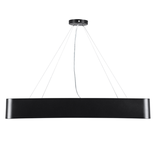 GLOBOSTAR® KAMALA 61208-P Μοντέρνο Κρεμαστό Φωτιστικό Οροφής LED 75W 8625lm 120° AC 220-240V IP20 Ρυθμιζόμενο Λευκό CCT με Χειριστήριο από 2700K έως 6000K Dimmable - Lumileds SMD Chip - Μαύρο Ματ - Μ60 x Π60 x Υ8cm - 3 Χρόνια Εγγύηση