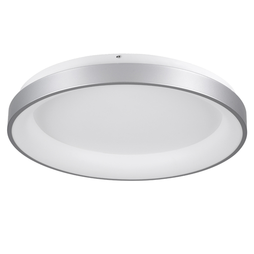 GLOBOSTAR® SALEM 61238 Μοντέρνο Φωτιστικό Οροφής LED 105W 12075lm 120° AC 220-240V IP20 Ρυθμιζόμενο Λευκό CCT με Χειριστήριο από 2700K έως 6000K Dimmable - Lumileds SMD Chip - Γκρι - Μ60 x Π60 x Υ8.5cm - 3 Χρόνια Εγγύηση