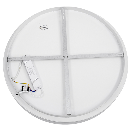 GLOBOSTAR® SALEM 61238 Μοντέρνο Φωτιστικό Οροφής LED 105W 12075lm 120° AC 220-240V IP20 Ρυθμιζόμενο Λευκό CCT με Χειριστήριο από 2700K έως 6000K Dimmable - Lumileds SMD Chip - Γκρι - Μ60 x Π60 x Υ8.5cm - 3 Χρόνια Εγγύηση