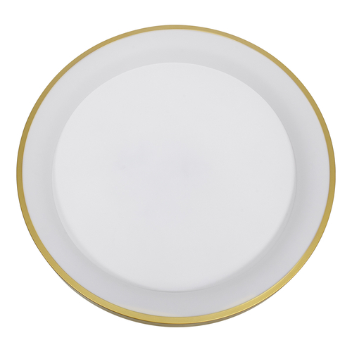 GLOBOSTAR® SALEM 61239 Μοντέρνο Φωτιστικό Οροφής LED 105W 12075lm 120° AC 220-240V IP20 Ρυθμιζόμενο Λευκό CCT με Χειριστήριο από 2700K έως 6000K Dimmable - Lumileds SMD Chip - Χρυσό - Μ60 x Π60 x Υ8.5cm - 3 Χρόνια Εγγύηση