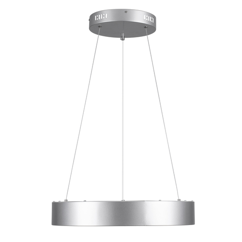 GLOBOSTAR® SALEM 61242 Μοντέρνο Κρεμαστό Φωτιστικό Οροφής LED 75W 8625lm 120° AC 220-240V IP20 Ρυθμιζόμενο Λευκό CCT με Χειριστήριο από 2700K έως 6000K Dimmable - Lumileds SMD Chip - Γκρι - Μ45 x Π45 x Υ7cm - 3 Χρόνια Εγγύηση