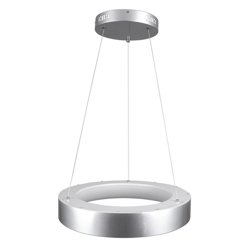 GLOBOSTAR® SALEM 61242 Μοντέρνο Κρεμαστό Φωτιστικό Οροφής LED 75W 8625lm 120° AC 220-240V IP20 Ρυθμιζόμενο Λευκό CCT με Χειριστήριο από 2700K έως 6000K Dimmable - Lumileds SMD Chip - Γκρι - Μ45 x Π45 x Υ7cm - 3 Χρόνια Εγγύηση