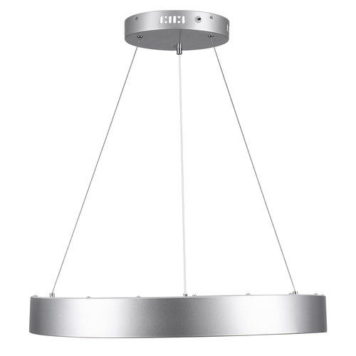 GLOBOSTAR® SALEM 61246 Μοντέρνο Κρεμαστό Φωτιστικό Οροφής LED 105W 12075lm 120° AC 220-240V IP20 Ρυθμιζόμενο Λευκό CCT με Χειριστήριο από 2700K έως 6000K Dimmable - Lumileds SMD Chip - Γκρι - Μ60 x Π60 x Υ7cm - 3 Χρόνια Εγγύηση