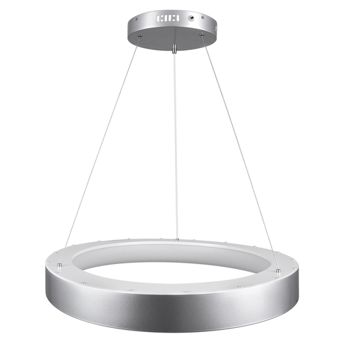 GLOBOSTAR® SALEM 61246 Μοντέρνο Κρεμαστό Φωτιστικό Οροφής LED 105W 12075lm 120° AC 220-240V IP20 Ρυθμιζόμενο Λευκό CCT με Χειριστήριο από 2700K έως 6000K Dimmable - Lumileds SMD Chip - Γκρι - Μ60 x Π60 x Υ7cm - 3 Χρόνια Εγγύηση