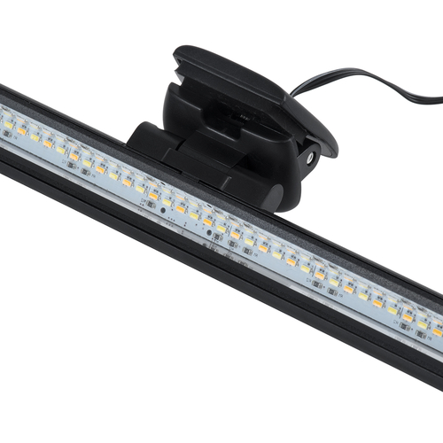 GloboStar® 76552 E-READING LIGHT Φωτιστικό Οθόνης με Χειριστήριο LED 5W 565lm 120° DC 5V IP20 CCT Θερμό Λευκό 2700K - Φυσικό Λευκό 4500K - Ψυχρό Λευκό 6000K Dimmable Μαύρο Πλαστικό Μ26 x Π4.5 x Υ4.5cm - 2 Xρόνια Εγγύηση