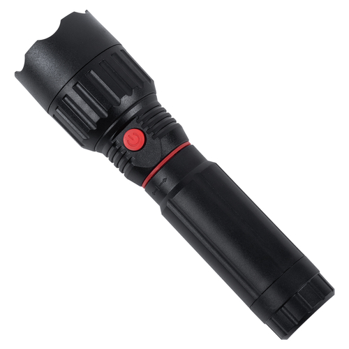 GloboStar® 79019 Φορητός Φακός Χειρός LED COB 3W Front + 3W Side 300lm Zoom 1° έως 60° Μοιρών Πτυσσόμενος με 3 Modes Αδιάβροχο IP54 Ψυχρό Λευκό 6000K