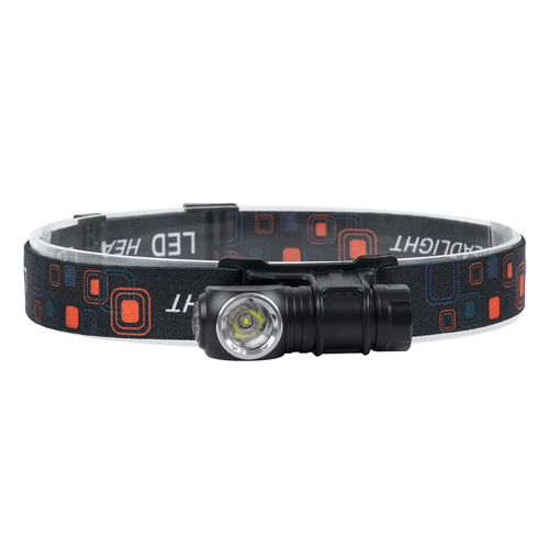 GloboStar® 79040 Φορητός Φακός Κεφαλής Επαναφορτιζόμενος LED Luminus SST20 10W 1000lm 30° Μοιρών με 1 x 16340 Μπαταρία 800mAh USB 2.0 3 Modes Αδιάβροχο IP54 Ψυχρό Λευκό 6000K