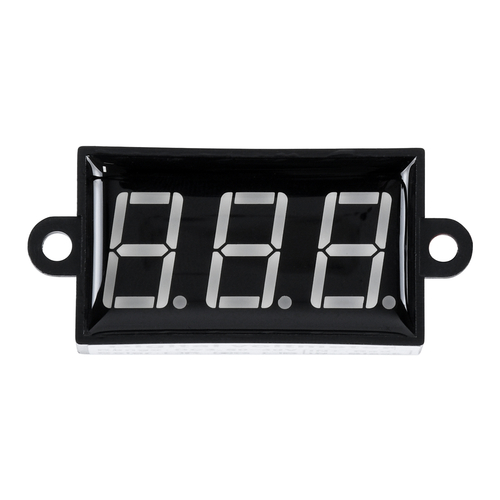 GloboStar® 79986 Όργανο Μέτρησης Τάσης Βολτόμετρο με Οθόνη LED Display DC 3.5 έως 30V Πράσινο Μ5.5 x Π1.5 x Υ2.5cm