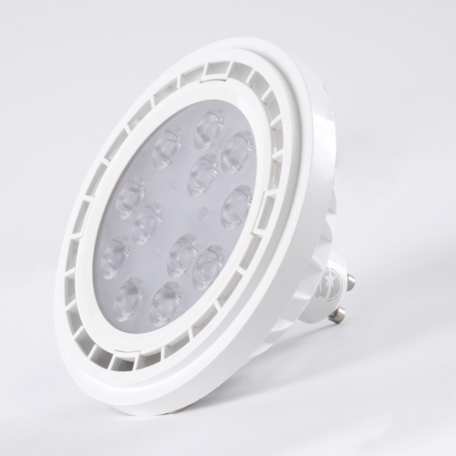 GLOBOSTAR® SPOTAR 60130 Σποτ GU10 AR111 LED 12W 1164lm 36° AC 220-240V IP20 Φυσικό Λευκό 4500K Dimmable - Μ11 x Π11 x Υ6.6cm - 3 Χρόνια Εγγύηση