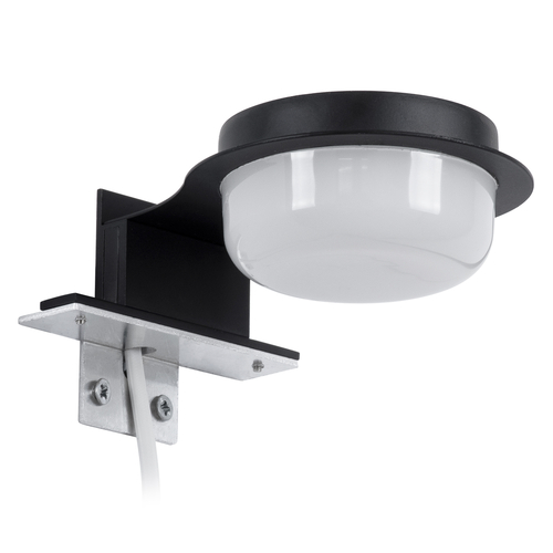 GloboStar® KIARA 60400 Μοντέρνο Φωτιστικό Τοίχου - Απλίκα Καθρέπτη Μπάνιου με 3 Τρόπους Τοποθέτησης LED 5W 560lm 120° AC 220-240V IP44 Μ10 x Π13 x Υ3cm - Φυσικό Λευκό 4500K - Μαύρο - 3 Χρόνια Εγγύηση