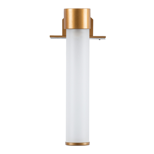 GloboStar® ELSA 60407 Μοντέρνο Φωτιστικό Τοίχου - Απλίκα Καθρέπτη Μπάνιου - Πίνακα 1 x G9 360° AC 220-240V IP44 Μ3.5 x Π13.5 x Υ20cm - Χάλκινο - 5 Χρόνια Εγγύηση