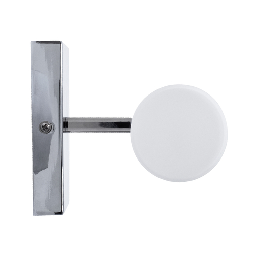 GloboStar® ANAIS 60410 Μοντέρνο Φωτιστικό Τοίχου - Απλίκα Καθρέπτη Μπάνιου - Πίνακα 2 x G9 270° AC 220-240V IP44 Μ34 x Π12 x Υ11cm - Χρώμιο Νίκελ - 5 Χρόνια Εγγύηση