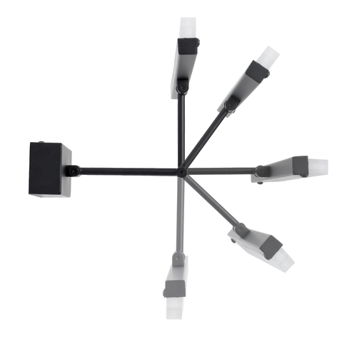 GloboStar® MARA 60446 Μοντέρνο Φωτιστικό Τοίχου - Απλίκα Καθρέπτη Μπάνιου - Πίνακα LED 12W 1400lm 120° AC 220-240V IP44 Μ60 x Π15 x Υ13cm - Φυσικό Λευκό 4500K - Μαύρο - 3 Χρόνια Εγγύηση